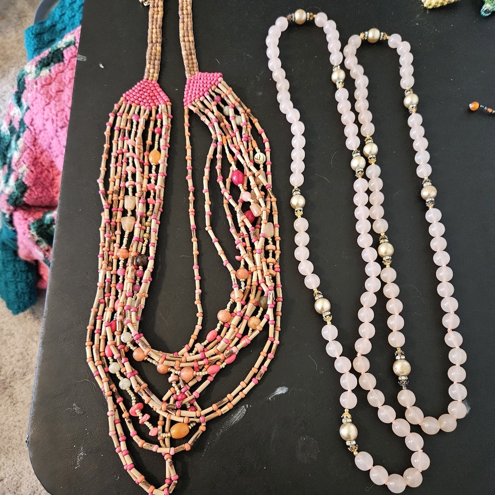 2 Necklace Lot